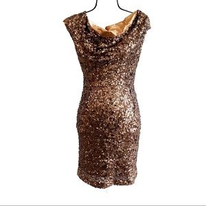 French Connection Sequin Cocktail Dress